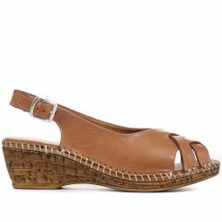 Pavers Leather Slingback Wedge Shoe - OZAR33001 / 319 904 28 Pavers Leather Slingback Wedge Shoe - OZAR33001 / 319 904