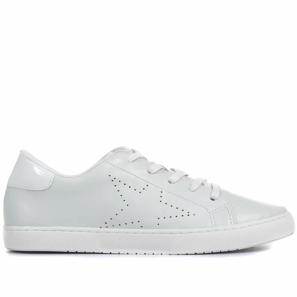 Bellissimo Leather Lace-Up Ladies Sneakers / 319 569 3 Bellissimo Leather Lace-Up Ladies Sneakers / 319 569