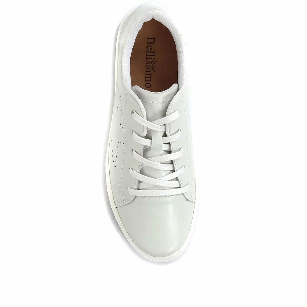 Bellissimo Leather Lace-Up Ladies Sneakers / 319 569 5 Bellissimo Leather Lace-Up Ladies Sneakers / 319 569