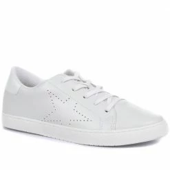 Bellissimo Leather Lace-Up Ladies Sneakers / 319 569