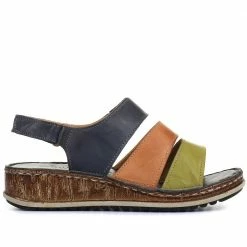 Pavers Ladies Multi Color Slingback Sandals - CAY33013 / 319 892 / 319 892