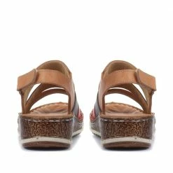 Pavers Ladies Multi Color Slingback Sandals - CAY33013 / 319 892 / 319 892