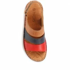 Pavers Ladies Multi Color Slingback Sandals - CAY33013 / 319 892 / 319 892