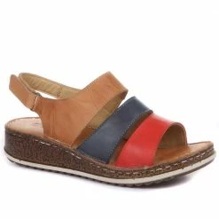 Pavers Ladies Multi Color Slingback Sandals - CAY33013 / 319 892 / 319 892