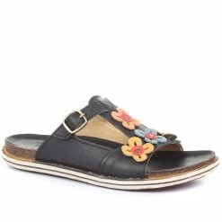 Pavers Leather Mule Sandals - CAY33021 / 320 021