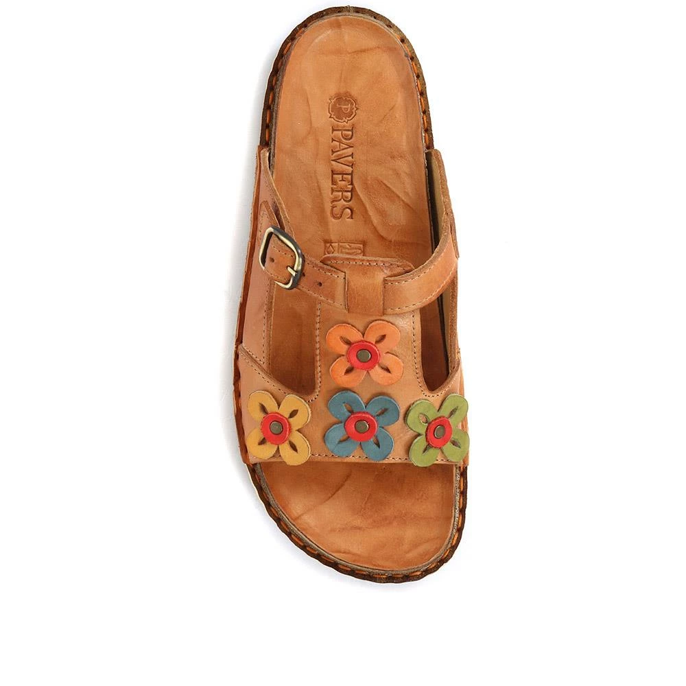 Pavers Leather Mule Sandals - CAY33021 / 320 021 12 Pavers Leather Mule Sandals - CAY33021 / 320 021