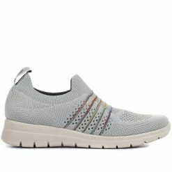 Fly Flot Wide Fit Lightweight Slip On Sneakers / 319 578