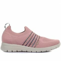 Fly Flot Wide Fit Lightweight Slip On Sneakers / 319 578