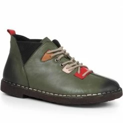 Pavers Leather Lace-Up Ankle Boots - CABUL32001 / 319 625