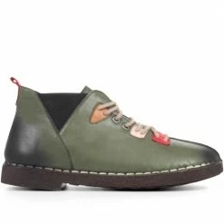 Pavers Leather Lace-Up Ankle Boots - CABUL32001 / 319 625