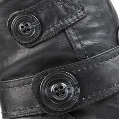 Pavers Knee High Boot With Button Detail - WBINS2226 / 306 616