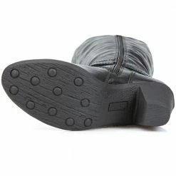 Pavers Knee High Boot With Button Detail - WBINS2226 / 306 616