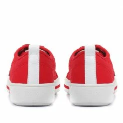 Pavers Ladies Lace-Up Eco-Friendly White Sneakers - JANSP33025 / 319 430 / 319 430 Wide Fit