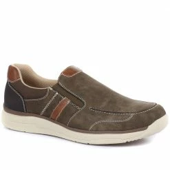Pavers Wide Fit Slip On Sneakers For Men / 319 501