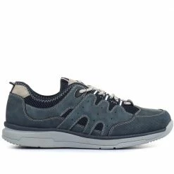 Pavers Wide Fit Lace-Up Sneakers For Men / 319 502