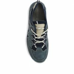 Pavers Wide Fit Lace-Up Sneakers For Men / 319 502