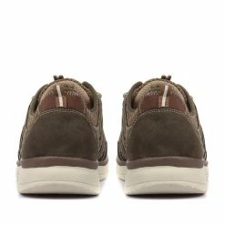 Pavers Wide Fit Lace-Up Sneakers For Men / 319 502