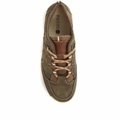 Pavers Wide Fit Lace-Up Sneakers For Men / 319 502