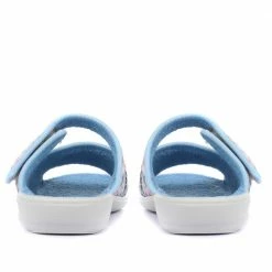 Pavers Ladies Adjustable Mule Slippers - ADA33003 / 319 754 Wide Fit