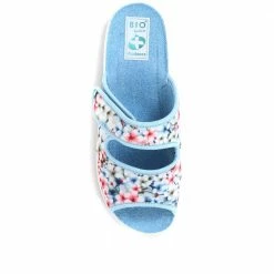 Pavers Ladies Adjustable Mule Slippers - ADA33003 / 319 754 Wide Fit