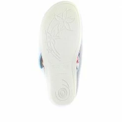 Pavers Ladies Adjustable Mule Slippers - ADA33003 / 319 754 Wide Fit