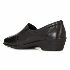 Pavers Shoes Wide Fit Leather Slip On With Pinched Stitch Strip - KEMP1800 / 145 950