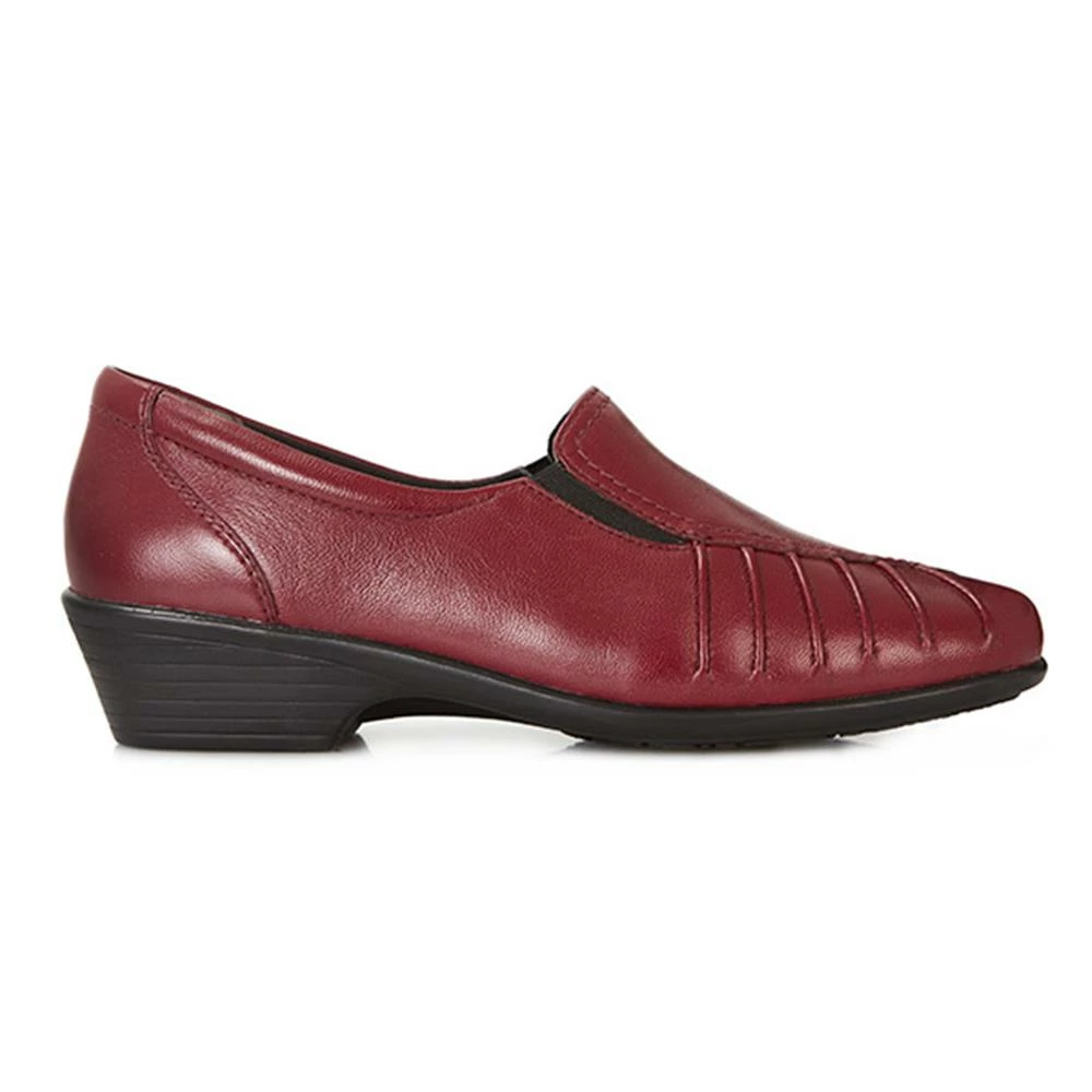 Pavers Wide Fit Leather Slip On With Pinched Stitch Strip - KEMP1800 / 145 950 11 Pavers Wide Fit Leather Slip On With Pinched Stitch Strip - KEMP1800 / 145 950