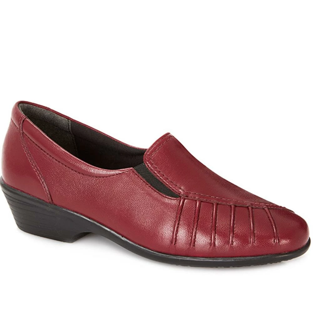 Pavers Wide Fit Leather Slip On With Pinched Stitch Strip - KEMP1800 / 145 950 3 Pavers Wide Fit Leather Slip On With Pinched Stitch Strip - KEMP1800 / 145 950