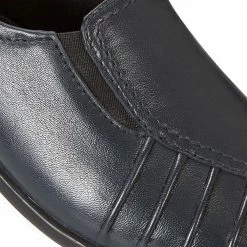 Pavers Shoes Wide Fit Leather Slip On With Pinched Stitch Strip - KEMP1800 / 145 950