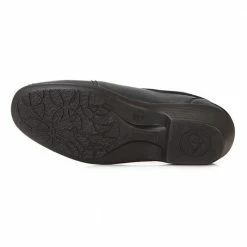 Pavers Wide Fit Leather Slip On With Pinched Stitch Strip - KEMP1800 / 145 950 40 Pavers Wide Fit Leather Slip On With Pinched Stitch Strip - KEMP1800 / 145 950