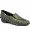 Pavers Shoes Wide Fit Leather Slip On With Pinched Stitch Strip - KEMP1800 / 145 950