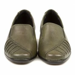 Pavers Shoes Wide Fit Leather Slip On With Pinched Stitch Strip - KEMP1800 / 145 950