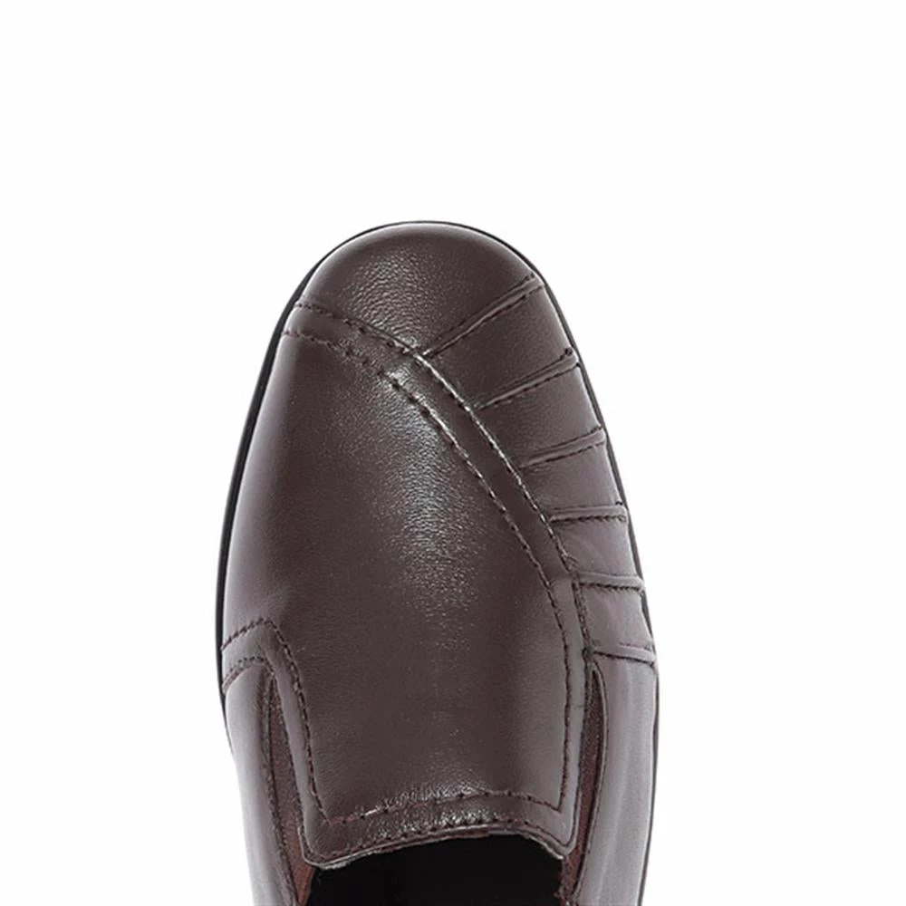 Pavers Wide Fit Leather Slip On With Pinched Stitch Strip - KEMP1800 / 145 950 21 Pavers Wide Fit Leather Slip On With Pinched Stitch Strip - KEMP1800 / 145 950