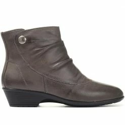 Pavers Wide Fit Zip Leather Ankle Boots - KF30004 / 316 380 / 316 380
