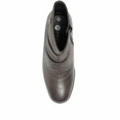 Pavers Wide Fit Zip Leather Ankle Boots - KF30004 / 316 380 / 316 380