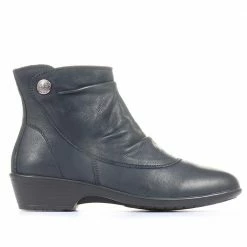 Pavers Wide Fit Zip Leather Ankle Boots - KF30004 / 316 380 / 316 380