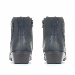 Pavers Wide Fit Zip Leather Ankle Boots - KF30004 / 316 380 / 316 380