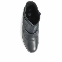 Pavers Wide Fit Zip Leather Ankle Boots - KF30004 / 316 380 / 316 380