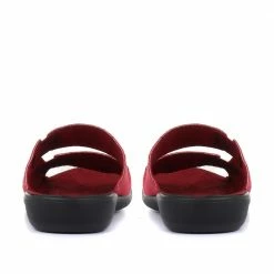 Pavers Wide Fit Mule Slippers - ADA33007 / 319 756