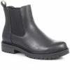 Bellissimo Ladies Black Chunky Chelsea Boots - BELWBINS32063 / 319 652 / 319 652