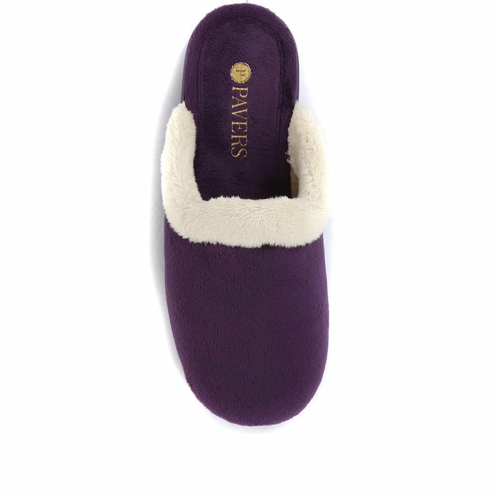 Pavers Ladies Purple Faux Fur Mule Slippers - ANAT33001 / 320 165 / 320 165 13 Pavers Ladies Purple Faux Fur Mule Slippers - ANAT33001 / 320 165 / 320 165