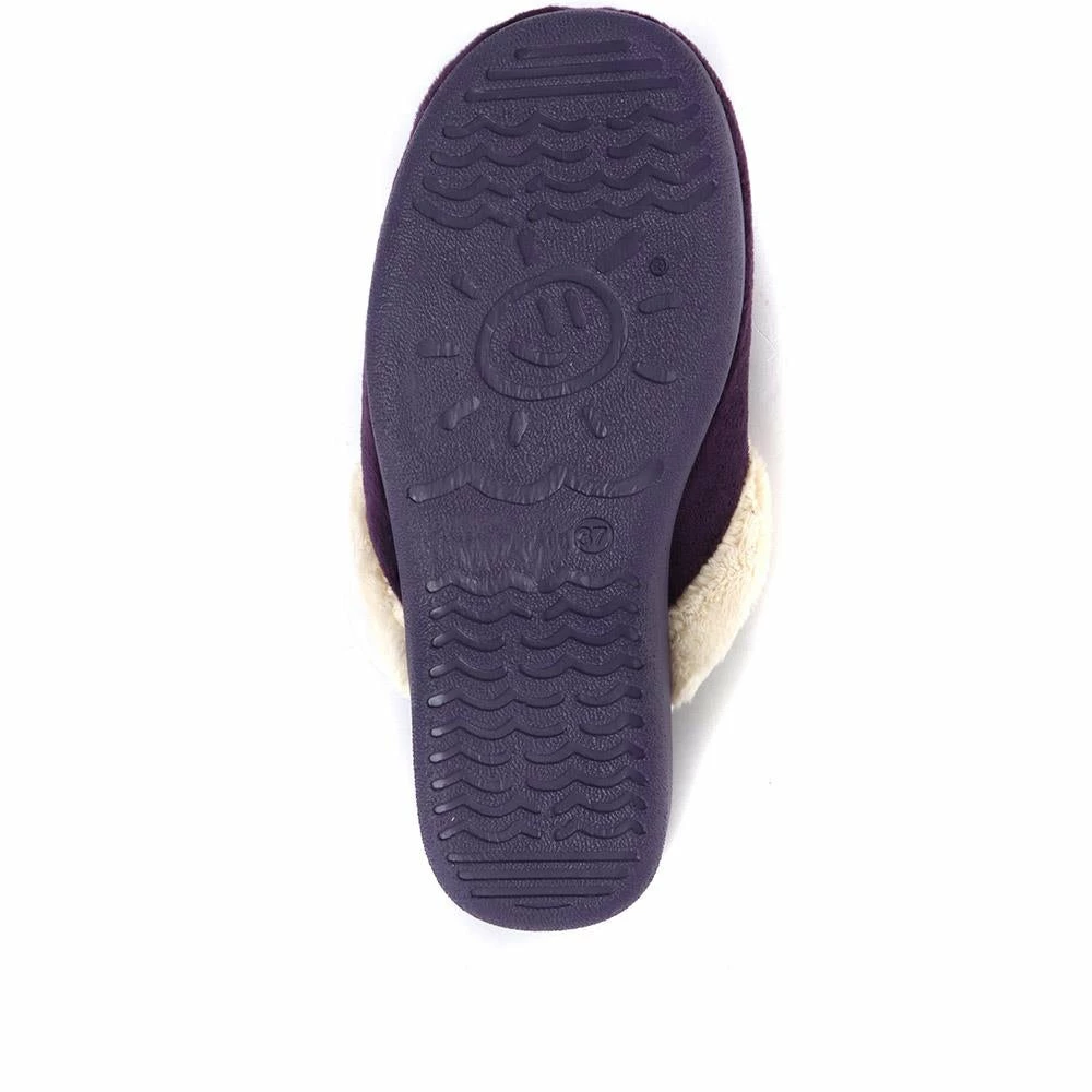 Pavers Ladies Purple Faux Fur Mule Slippers - ANAT33001 / 320 165 / 320 165 14 Pavers Ladies Purple Faux Fur Mule Slippers - ANAT33001 / 320 165 / 320 165
