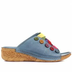 Pavers Ladies Colorful Strap Wedges - KARY33005 / 320 022 / 320 022