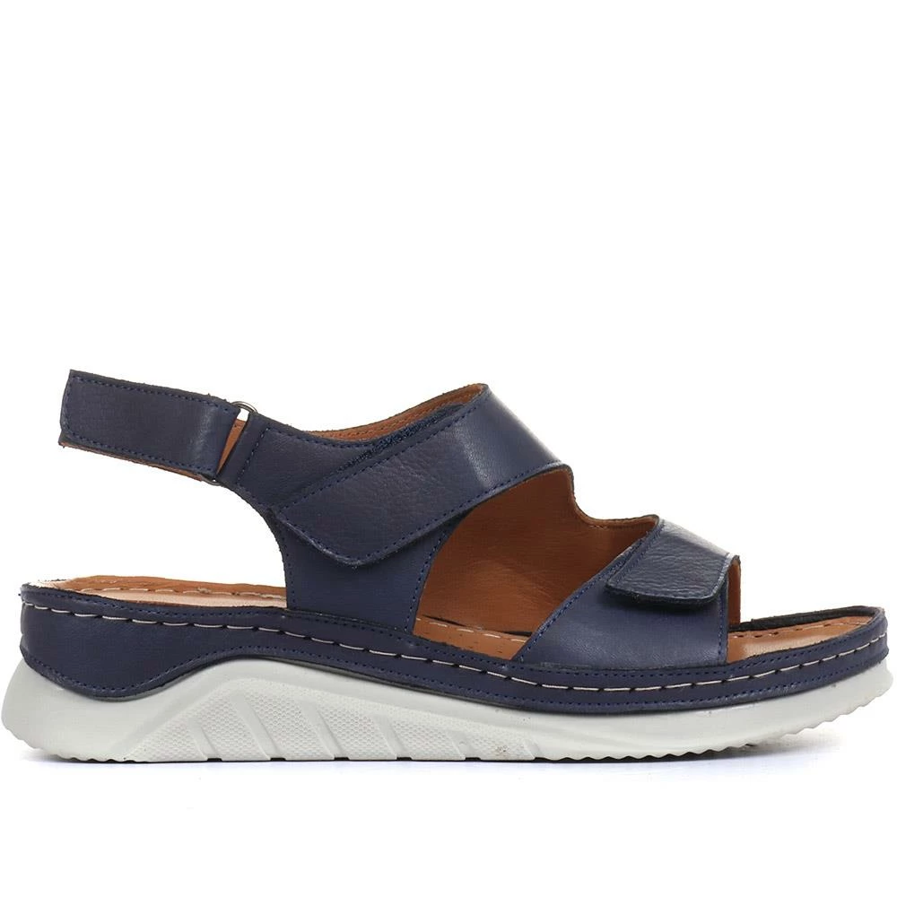 Pavers Ladies Fully Adjustable Khaki Leather Sandals - GENC33005 / 319 790 / 319 790 11 Pavers Ladies Fully Adjustable Khaki Leather Sandals - GENC33005 / 319 790 / 319 790