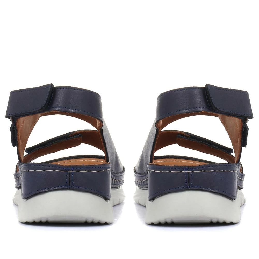 Pavers Ladies Fully Adjustable Khaki Leather Sandals - GENC33005 / 319 790 / 319 790 12 Pavers Ladies Fully Adjustable Khaki Leather Sandals - GENC33005 / 319 790 / 319 790