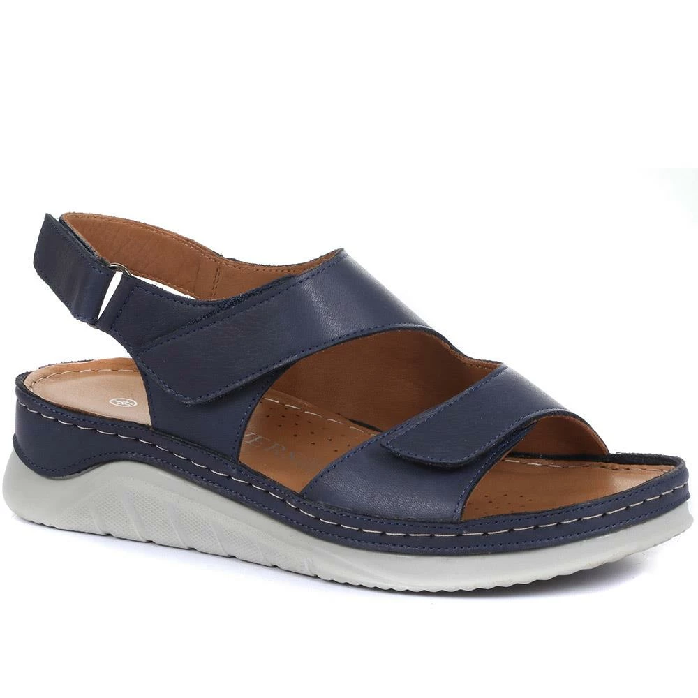 Pavers Ladies Fully Adjustable Khaki Leather Sandals - GENC33005 / 319 790 / 319 790 3 Pavers Ladies Fully Adjustable Khaki Leather Sandals - GENC33005 / 319 790 / 319 790