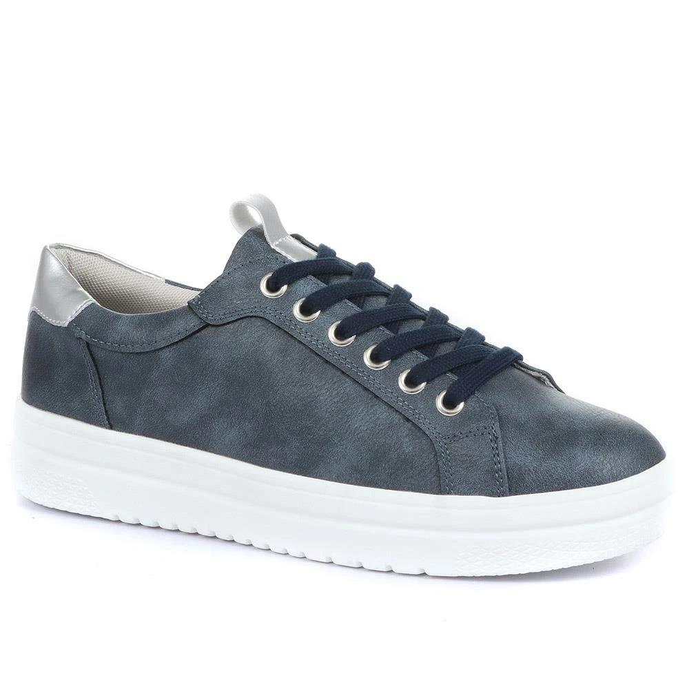 Bellissimo Ladies Chunky Platform Navy Sneakers - BELWBINS33001 / 319 627 / 319 627 2 Bellissimo Ladies Chunky Platform Navy Sneakers - BELWBINS33001 / 319 627 / 319 627