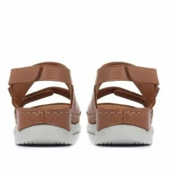 Pavers Ladies Fully Adjustable Khaki Leather Sandals - GENC33005 / 319 790 / 319 790 41 Pavers Ladies Fully Adjustable Khaki Leather Sandals - GENC33005 / 319 790 / 319 790