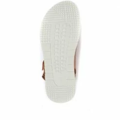 Pavers Ladies Fully Adjustable Khaki Leather Sandals - GENC33005 / 319 790 / 319 790 43 Pavers Ladies Fully Adjustable Khaki Leather Sandals - GENC33005 / 319 790 / 319 790