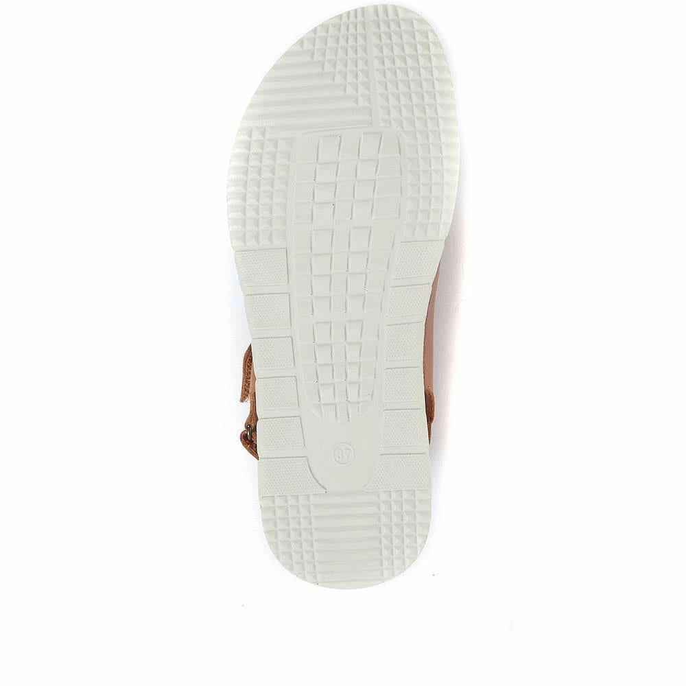 Pavers Ladies Fully Adjustable Khaki Leather Sandals - GENC33005 / 319 790 / 319 790 18 Pavers Ladies Fully Adjustable Khaki Leather Sandals - GENC33005 / 319 790 / 319 790